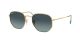 Ray-Ban Hexagonal RB 3548N 9123/3M Férfi, Női napszemüveg