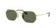 Ray-Ban Octagonal RB 3556N 001 Férfi, Női napszemüveg